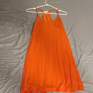 Abound Large orange mini dress